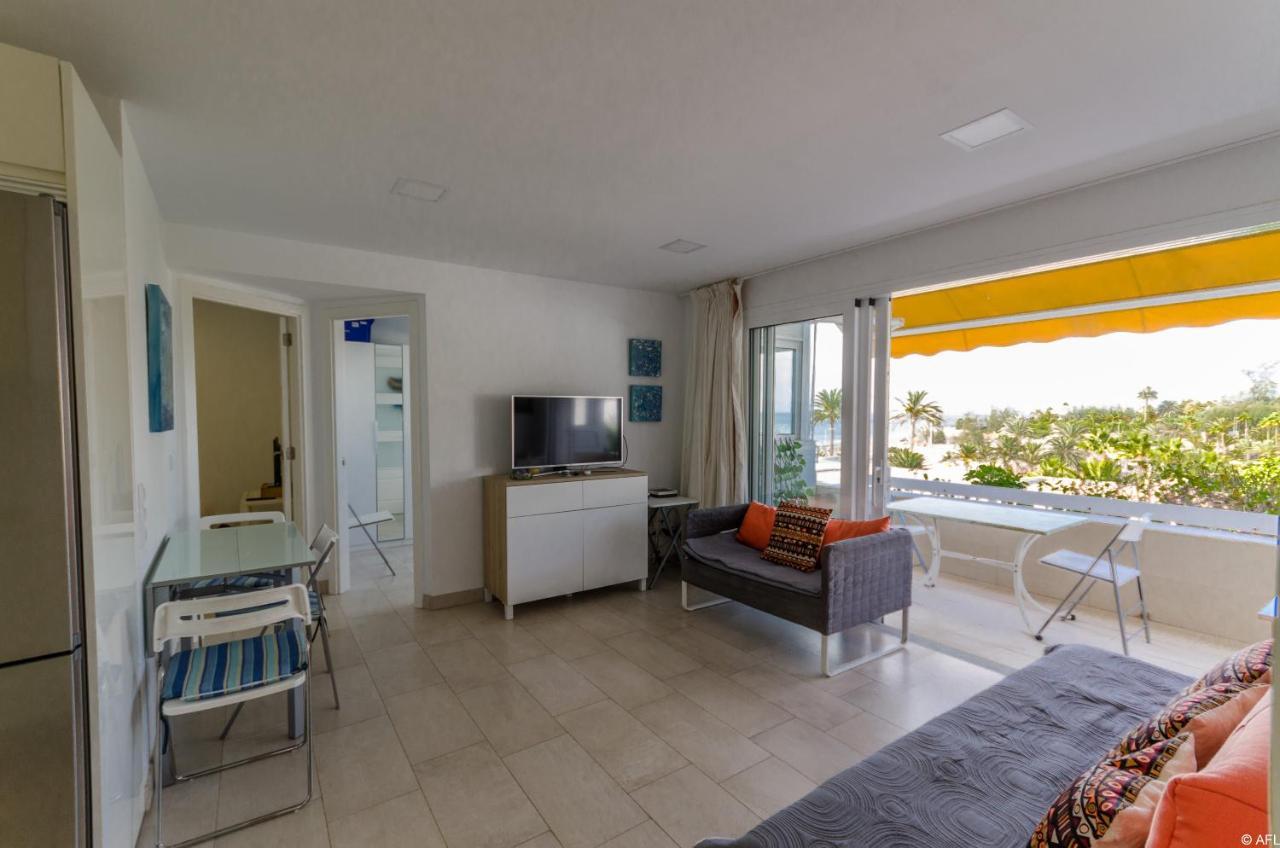 Holiday Apartment With Direct Sea Promenade Access Маспаломас Екстериор снимка